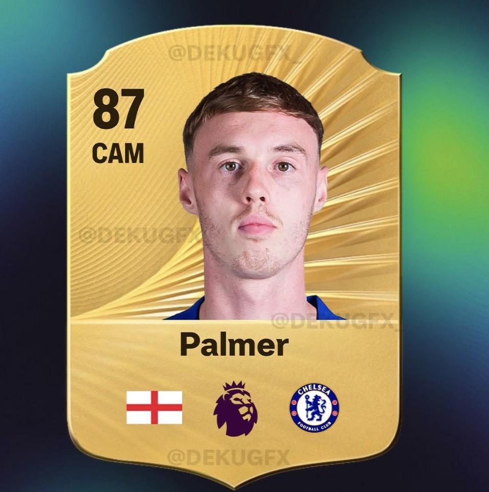 kaiyun-上涨2点，博主：帕尔默在FC26中的能力值为87