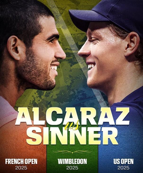 开云体育APP-怎么又是你！辛纳阿卡连续三站大满贯会师，携手创网坛纪录