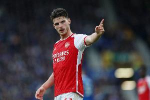 开云体育网址-精彩！赖斯是本赛季阿森纳欧冠任意球破门第二人，首位是萨卡