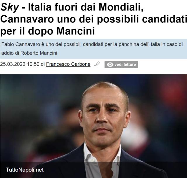 开云体育网址-离梦想更进一步？意媒：卡纳瓦罗成意主帅候选者